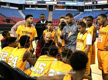 Thumbnail 3 in Stockton Christian vs. Aspire Langston Hughes Academy photogallery.