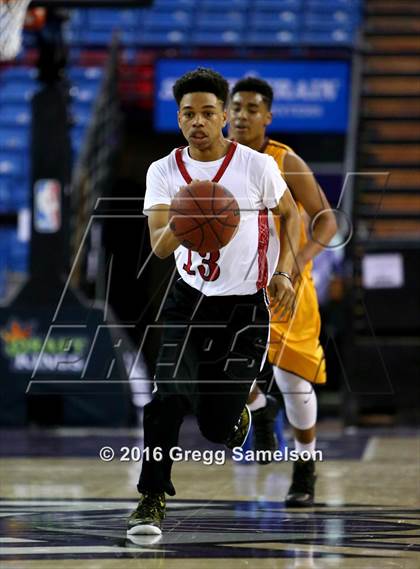 Thumbnail 3 in Stockton Christian vs. Aspire Langston Hughes Academy photogallery.