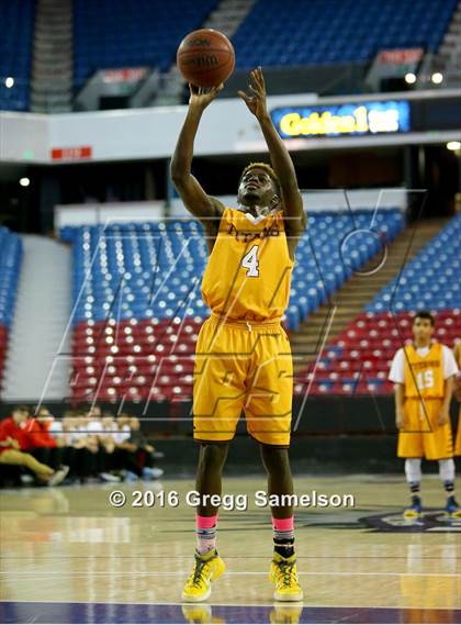 Thumbnail 3 in Stockton Christian vs. Aspire Langston Hughes Academy photogallery.