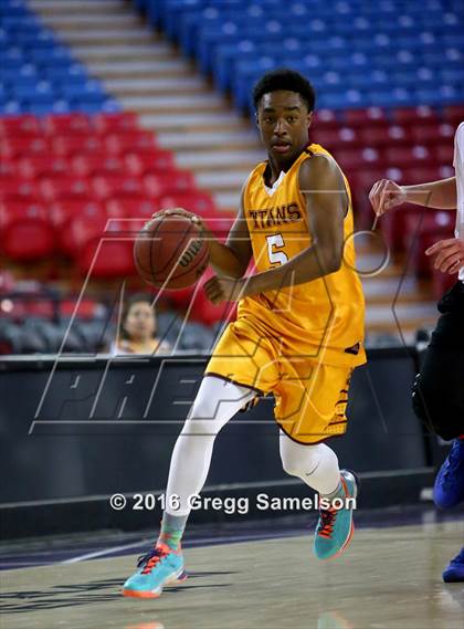 Thumbnail 3 in Stockton Christian vs. Aspire Langston Hughes Academy photogallery.