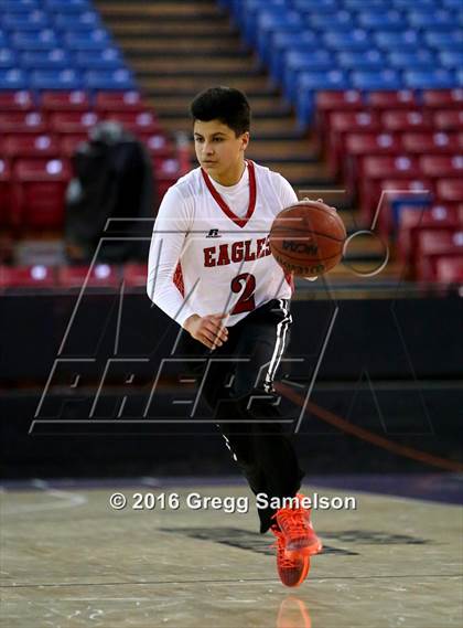 Thumbnail 2 in Stockton Christian vs. Aspire Langston Hughes Academy photogallery.