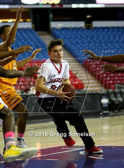 Thumbnail 2 in Stockton Christian vs. Aspire Langston Hughes Academy photogallery.