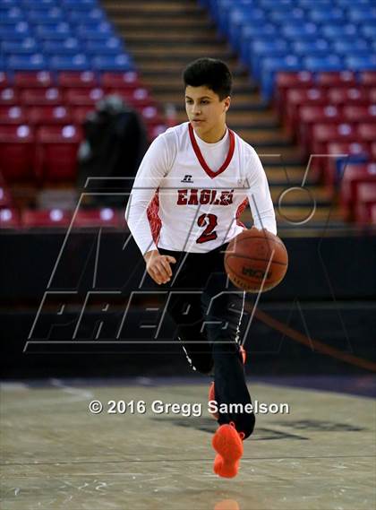 Thumbnail 3 in Stockton Christian vs. Aspire Langston Hughes Academy photogallery.