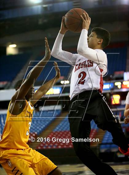 Thumbnail 3 in Stockton Christian vs. Aspire Langston Hughes Academy photogallery.