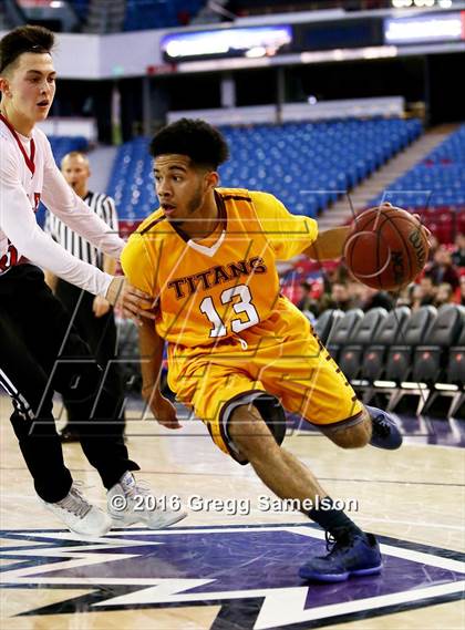 Thumbnail 1 in Stockton Christian vs. Aspire Langston Hughes Academy photogallery.