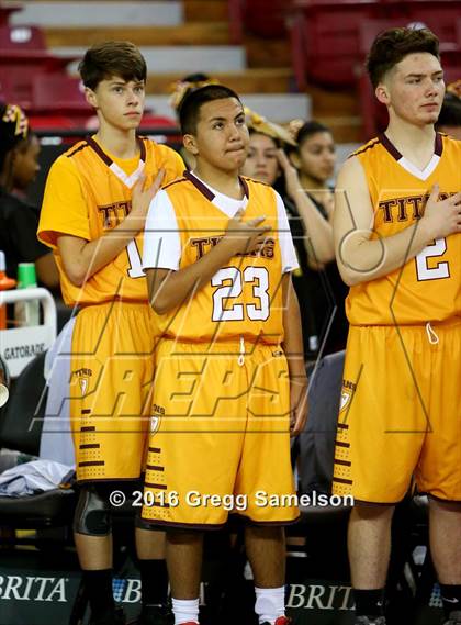 Thumbnail 2 in Stockton Christian vs. Aspire Langston Hughes Academy photogallery.