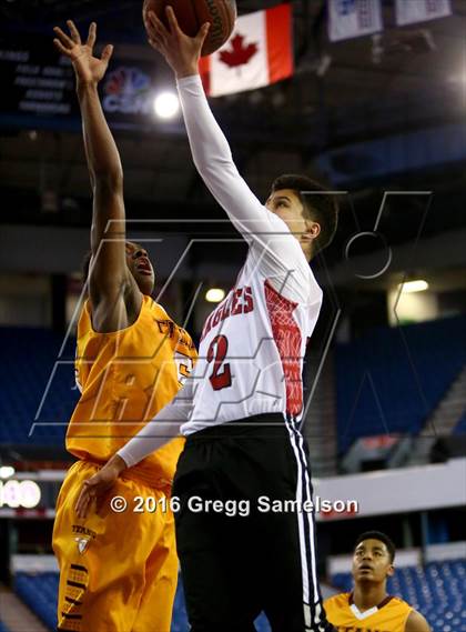 Thumbnail 2 in Stockton Christian vs. Aspire Langston Hughes Academy photogallery.