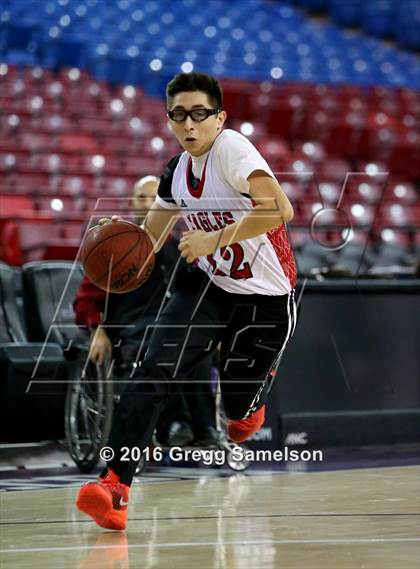 Thumbnail 3 in Stockton Christian vs. Aspire Langston Hughes Academy photogallery.