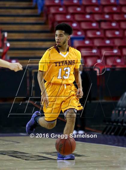 Thumbnail 2 in Stockton Christian vs. Aspire Langston Hughes Academy photogallery.