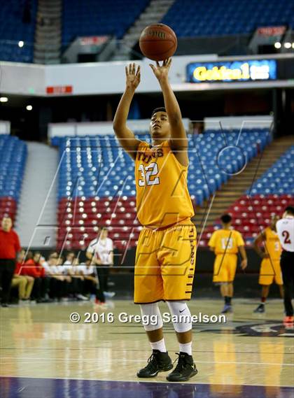 Thumbnail 3 in Stockton Christian vs. Aspire Langston Hughes Academy photogallery.