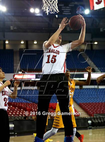 Thumbnail 3 in Stockton Christian vs. Aspire Langston Hughes Academy photogallery.