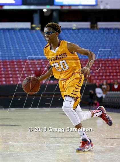 Thumbnail 2 in Stockton Christian vs. Aspire Langston Hughes Academy photogallery.