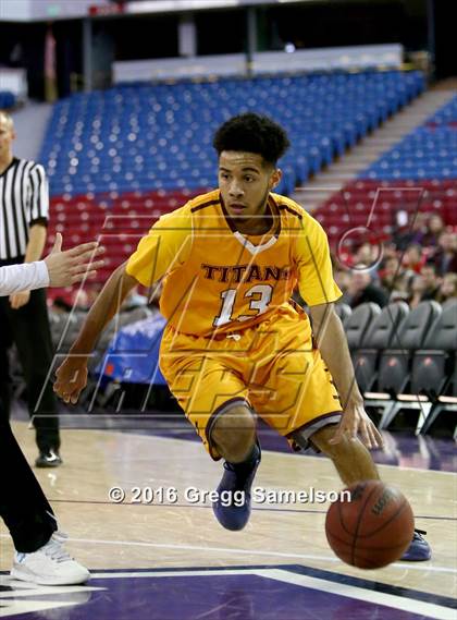 Thumbnail 3 in Stockton Christian vs. Aspire Langston Hughes Academy photogallery.