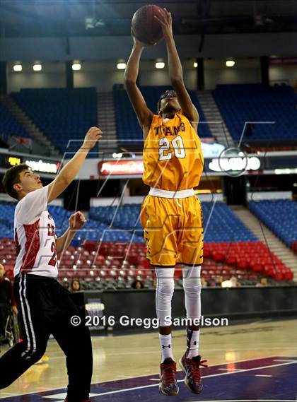 Thumbnail 1 in Stockton Christian vs. Aspire Langston Hughes Academy photogallery.