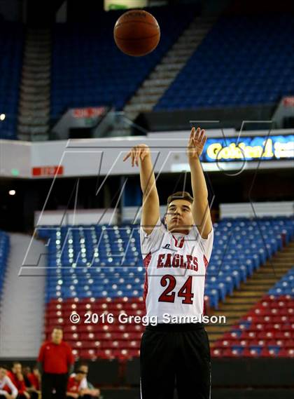 Thumbnail 1 in Stockton Christian vs. Aspire Langston Hughes Academy photogallery.