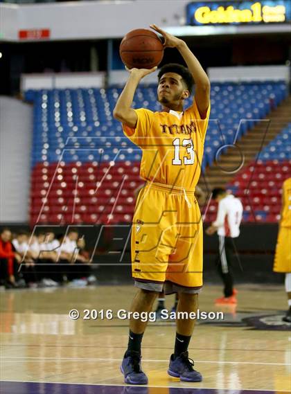 Thumbnail 1 in Stockton Christian vs. Aspire Langston Hughes Academy photogallery.