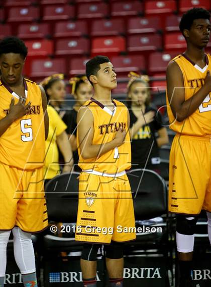 Thumbnail 3 in Stockton Christian vs. Aspire Langston Hughes Academy photogallery.