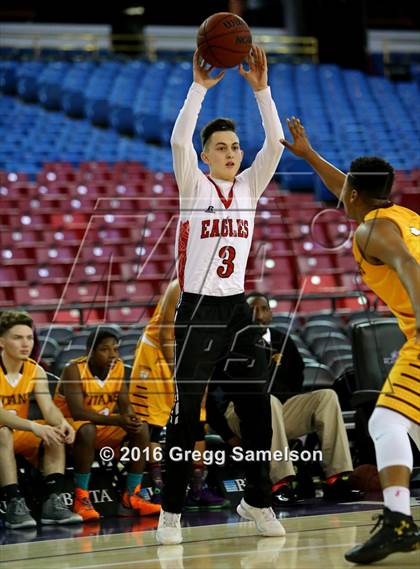 Thumbnail 3 in Stockton Christian vs. Aspire Langston Hughes Academy photogallery.