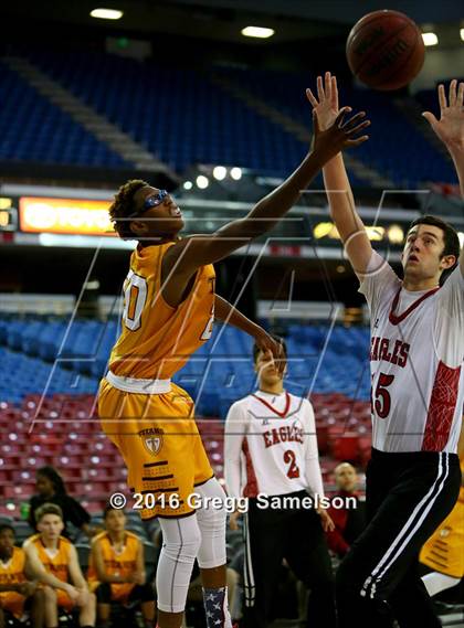 Thumbnail 3 in Stockton Christian vs. Aspire Langston Hughes Academy photogallery.