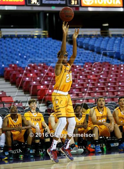 Thumbnail 2 in Stockton Christian vs. Aspire Langston Hughes Academy photogallery.