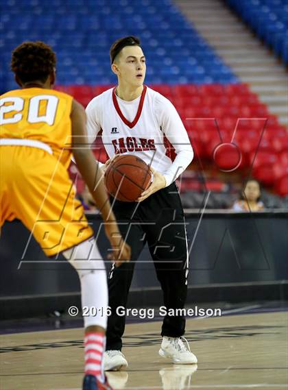 Thumbnail 2 in Stockton Christian vs. Aspire Langston Hughes Academy photogallery.