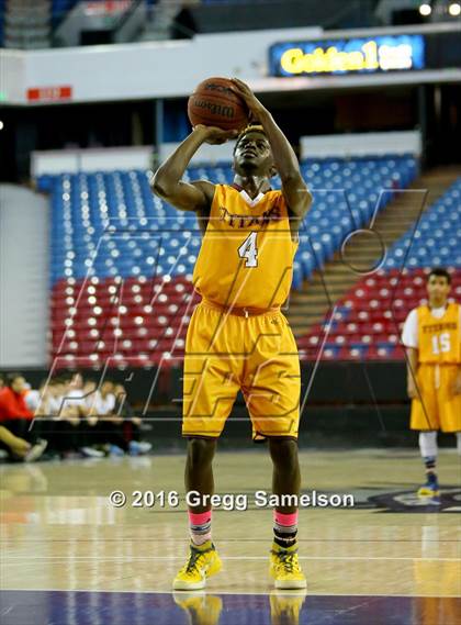 Thumbnail 2 in Stockton Christian vs. Aspire Langston Hughes Academy photogallery.