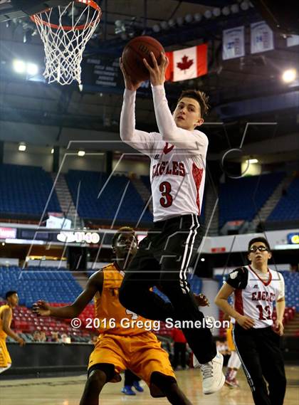 Thumbnail 3 in Stockton Christian vs. Aspire Langston Hughes Academy photogallery.