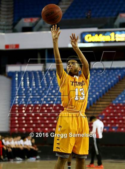 Thumbnail 2 in Stockton Christian vs. Aspire Langston Hughes Academy photogallery.