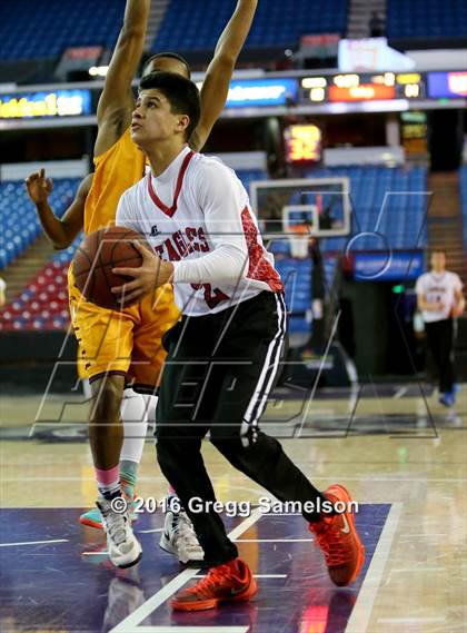 Thumbnail 3 in Stockton Christian vs. Aspire Langston Hughes Academy photogallery.