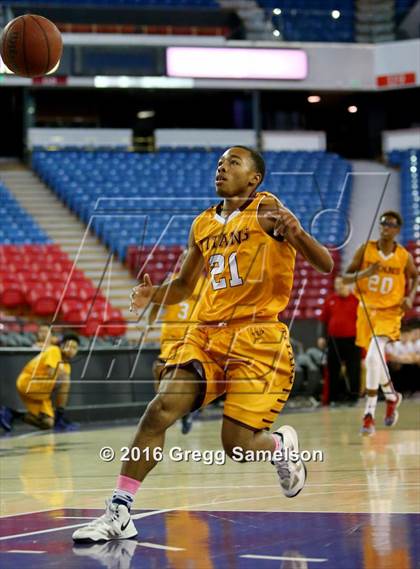 Thumbnail 1 in Stockton Christian vs. Aspire Langston Hughes Academy photogallery.