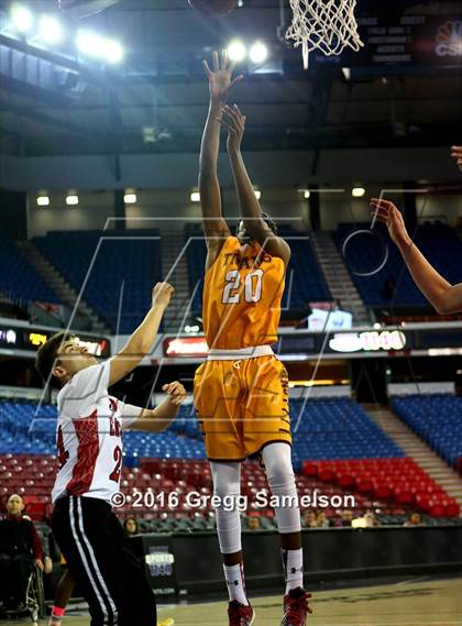 Thumbnail 2 in Stockton Christian vs. Aspire Langston Hughes Academy photogallery.