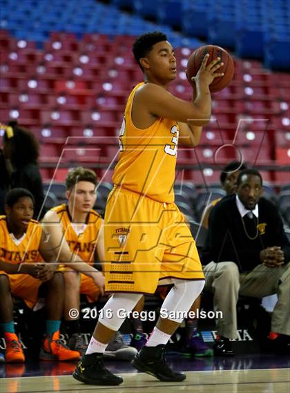 Thumbnail 2 in Stockton Christian vs. Aspire Langston Hughes Academy photogallery.