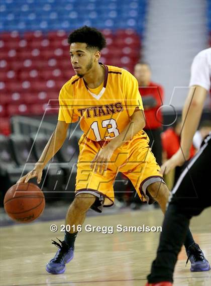 Thumbnail 1 in Stockton Christian vs. Aspire Langston Hughes Academy photogallery.