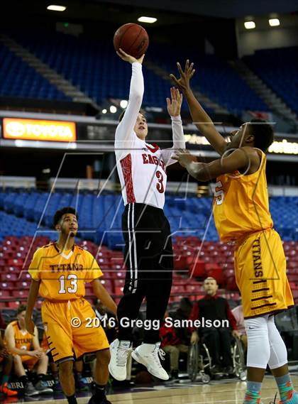 Thumbnail 2 in Stockton Christian vs. Aspire Langston Hughes Academy photogallery.