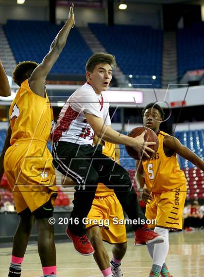 Thumbnail 3 in Stockton Christian vs. Aspire Langston Hughes Academy photogallery.