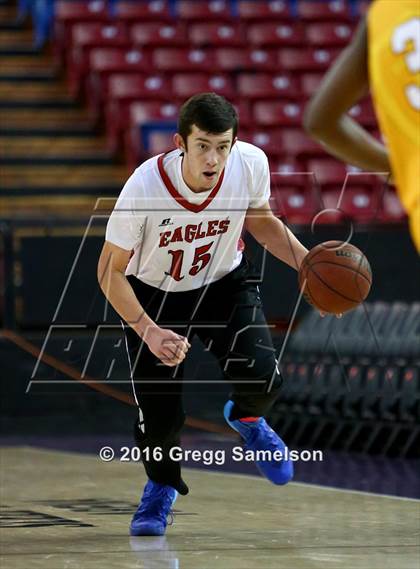 Thumbnail 1 in Stockton Christian vs. Aspire Langston Hughes Academy photogallery.