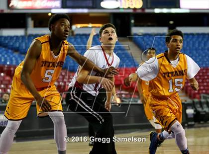 Thumbnail 2 in Stockton Christian vs. Aspire Langston Hughes Academy photogallery.