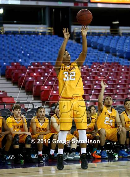 Thumbnail 1 in Stockton Christian vs. Aspire Langston Hughes Academy photogallery.