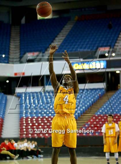 Thumbnail 1 in Stockton Christian vs. Aspire Langston Hughes Academy photogallery.