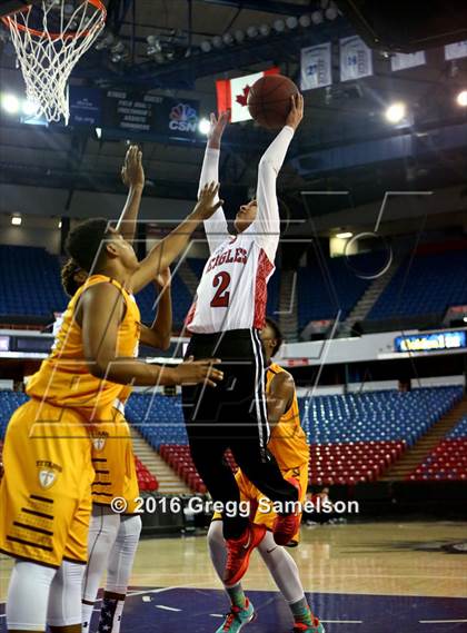 Thumbnail 1 in Stockton Christian vs. Aspire Langston Hughes Academy photogallery.