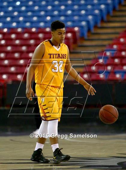 Thumbnail 1 in Stockton Christian vs. Aspire Langston Hughes Academy photogallery.