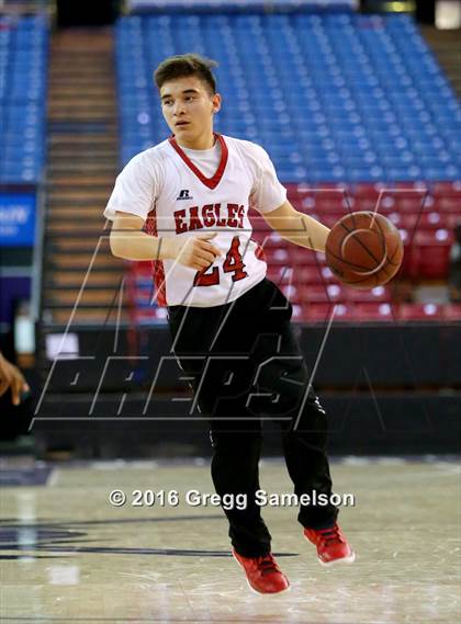 Thumbnail 1 in Stockton Christian vs. Aspire Langston Hughes Academy photogallery.