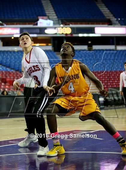 Thumbnail 1 in Stockton Christian vs. Aspire Langston Hughes Academy photogallery.