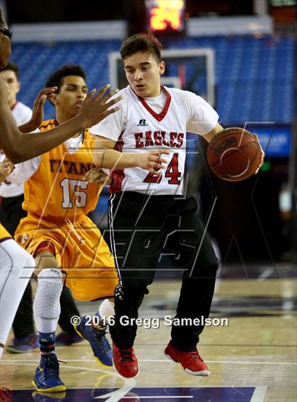Thumbnail 1 in Stockton Christian vs. Aspire Langston Hughes Academy photogallery.