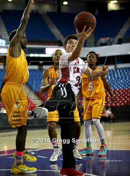 Thumbnail 2 in Stockton Christian vs. Aspire Langston Hughes Academy photogallery.