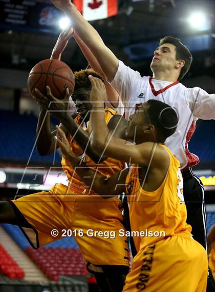 Thumbnail 1 in Stockton Christian vs. Aspire Langston Hughes Academy photogallery.