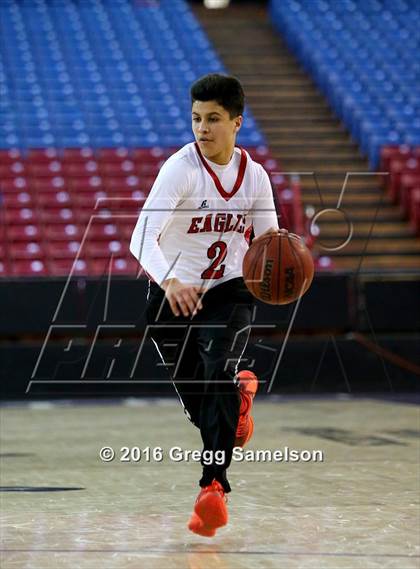 Thumbnail 2 in Stockton Christian vs. Aspire Langston Hughes Academy photogallery.