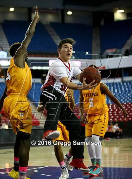 Thumbnail 1 in Stockton Christian vs. Aspire Langston Hughes Academy photogallery.