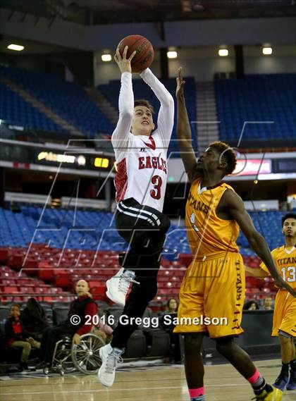 Thumbnail 1 in Stockton Christian vs. Aspire Langston Hughes Academy photogallery.