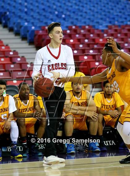 Thumbnail 2 in Stockton Christian vs. Aspire Langston Hughes Academy photogallery.